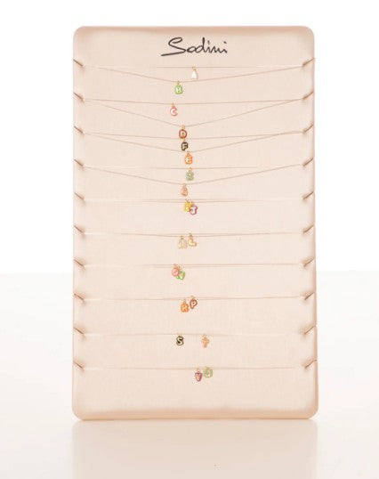 NECKLACE-CHARMING LETTERS-90C021